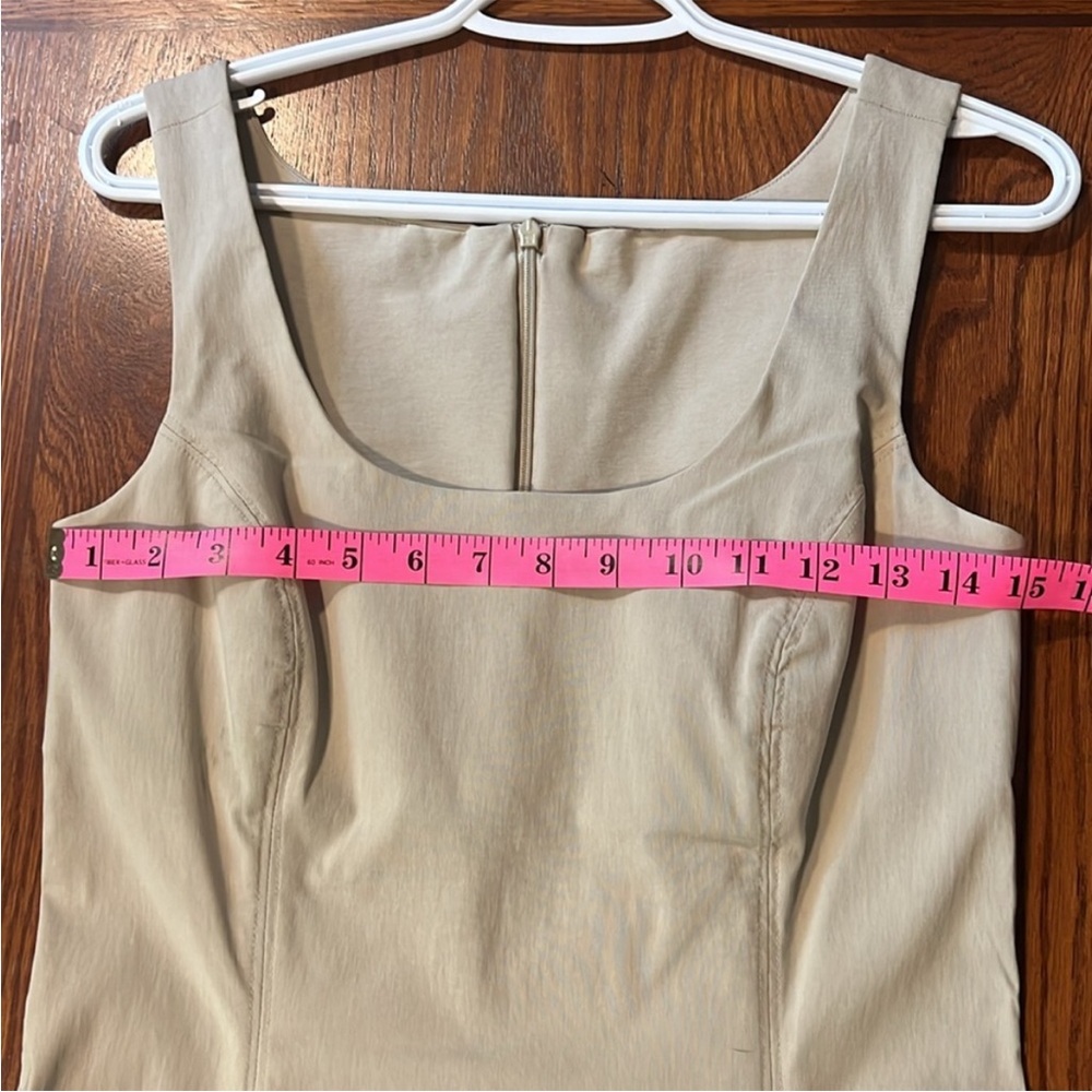 Smart Set | Women’s Size 7 Elegant Cream Sleeveless Midi Dress (Has Stretch!) - Picture 6 of 9